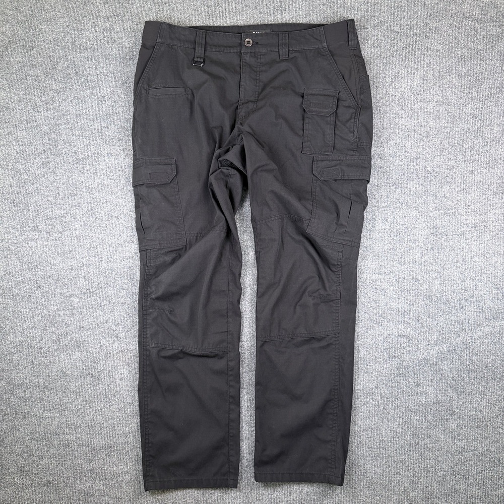 511 Tactical ABR Pro Cargo Pants Mens 38x32 Black Utility Straight Fit 74512